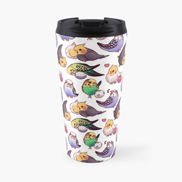 Budgies & Cockatiels Travel Coffee Mug