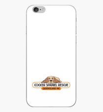 Cocker Spaniel Rescue QLD logo iPhone Case
