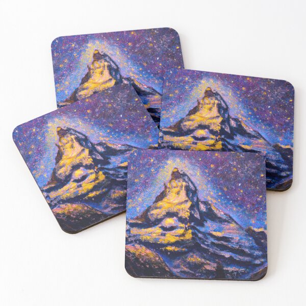 Artikelvorschau, Matterhorn - oil painting - AI generated entworfen und verkauft von LowRainAh.