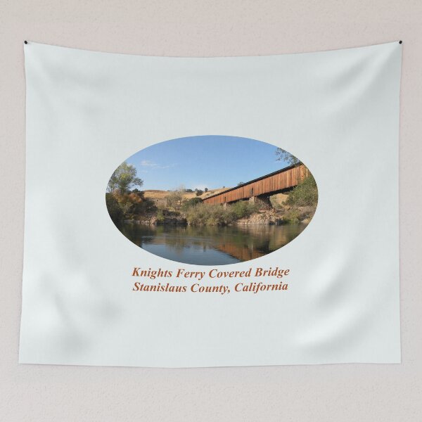 Item preview, Knights Ferry Covered Bridge designed and sold by gotucoveredart.