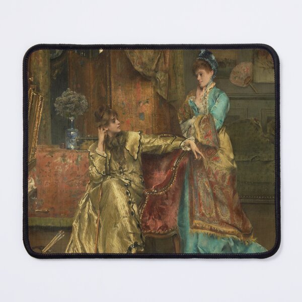Artikelvorschau, Der Besuch | Alfred Stevens | 1870 Belgische Kunst entworfen und verkauft von CJET.