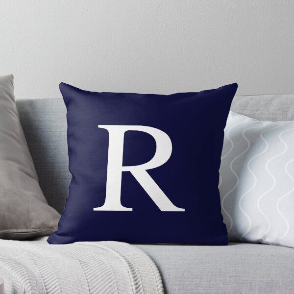 Item preview, Navy Blue Basic Monogram R designed and sold by rewstudio.