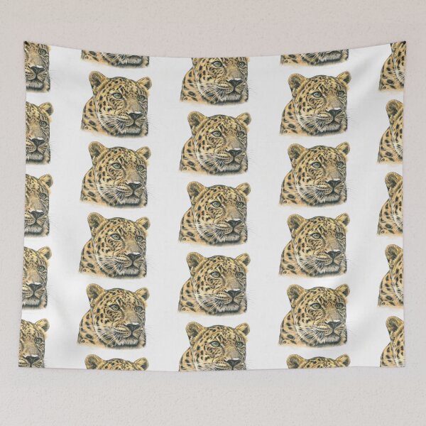 Artikelvorschau, The Leopard - Portrait Amur Leopard entworfen und verkauft von Arts & Dogs.
