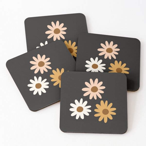Item preview, Retro Daisy Flowers Trio designed and sold by GarimaSDesign.