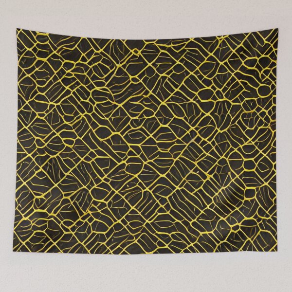Item preview, Golden Lines and Textures on a Black Background designed and sold by Evolvity.
