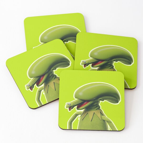 Item preview, Alien Kermit the frog funny green scary designed and sold by Motorenkammer.