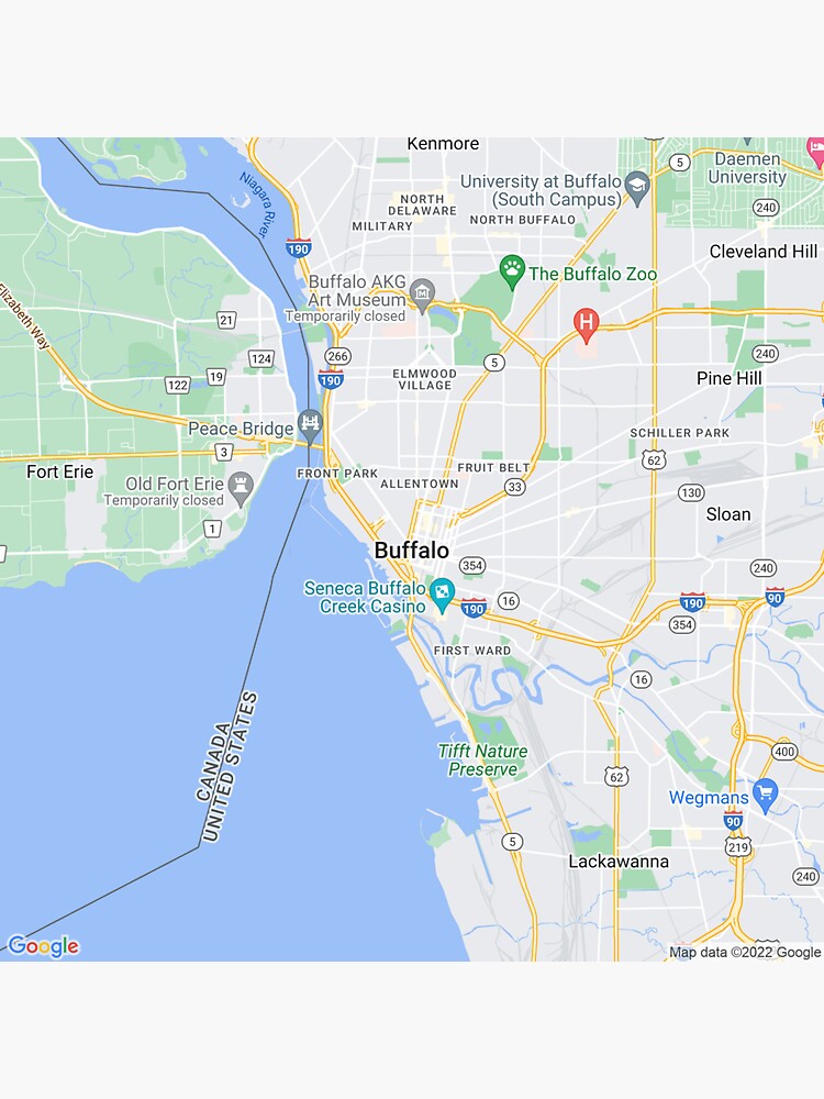 quot Buffalo United States Map Carthography quot - Bg,f8f8f8 Flat,750x,075,f Pad,750x1000,f8f8f8 