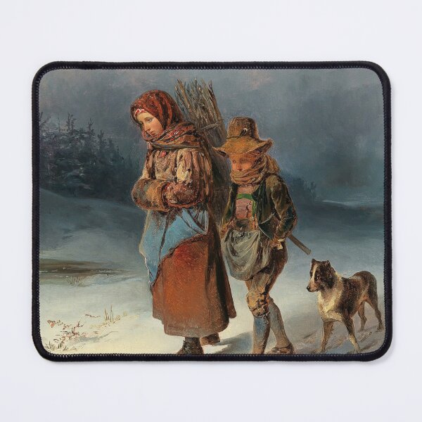 Item preview, Young Brushwood Gatherers | Johann Matthias Ranftl | 1850 Austrian Art designed and sold by CJET.