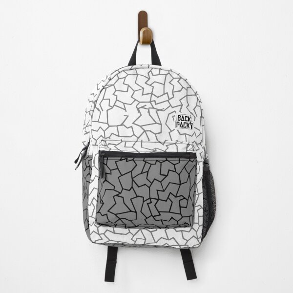 Item preview, Gray ZigZag Pattern BackPacky designed and sold by BackPacky.