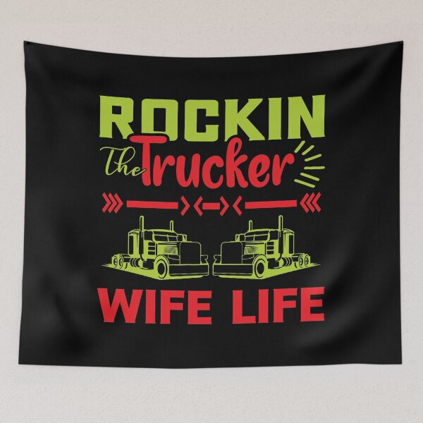 Item preview, Rockin the Trucker Wife Life designed and sold by Lezbo1986.