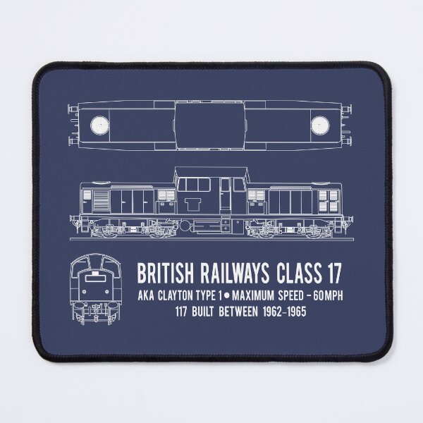 Item preview, British Railways Class 17 Clayton Type 1 Locomotive Blueprint Diagram Gift designed and sold by Maljonic.