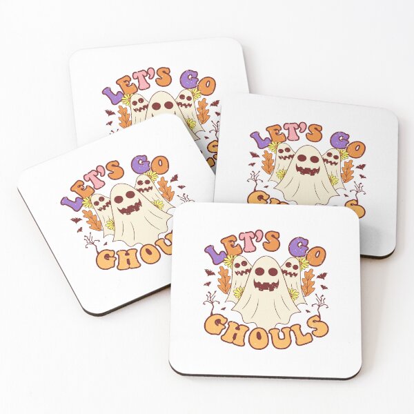 Item preview, Let's Go Ghouls Halloween Funny Retro Vintage Groovy Ghost designed and sold by BELASKRI STORE.