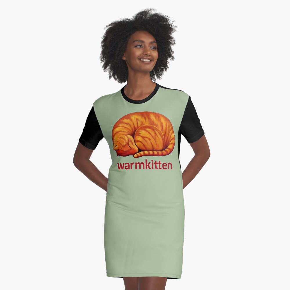 Item preview, Graphic T-Shirt Dress designed and sold by Warm-Kitten.