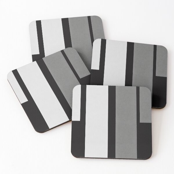 Item preview, Abstract Modernistic Art With Black and Grey Textures designed and sold by NECHSTORE.