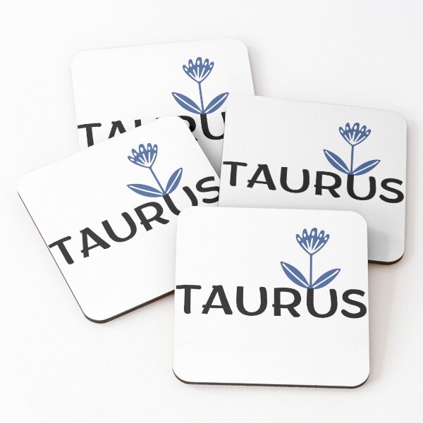 Item preview, Taurus Zodiac Sign Folk Art Flower designed and sold by Hellofriendco.
