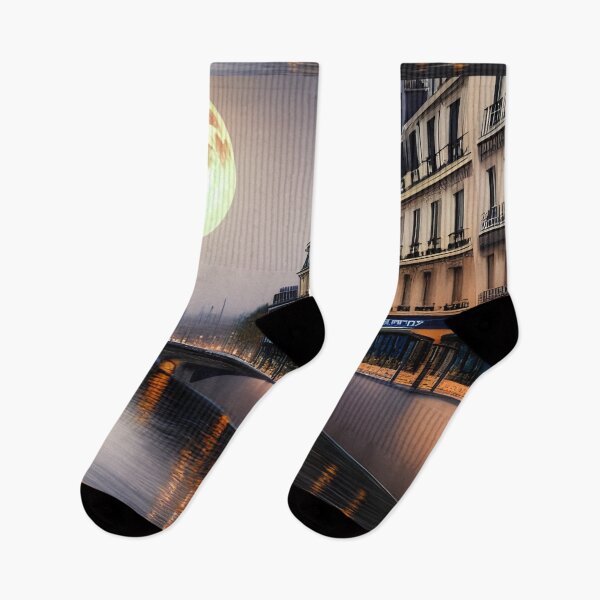 Artikelvorschau, Vollmond über Paris entworfen und verkauft von REALDesign-Shop.