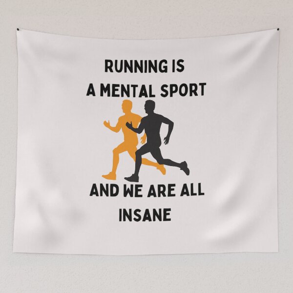 Item preview, Running Is A mental Sport And We Are All Insane  designed and sold by Nedskr.