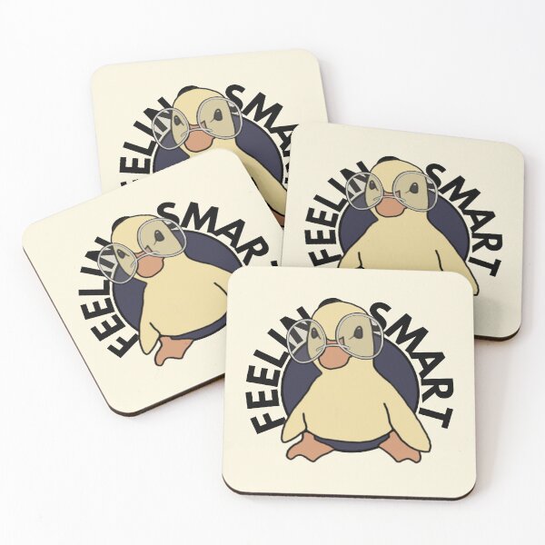 Item preview, Feeling Smart Duck - Kawaii Goose designed and sold by ViewerEqualsPhoton.