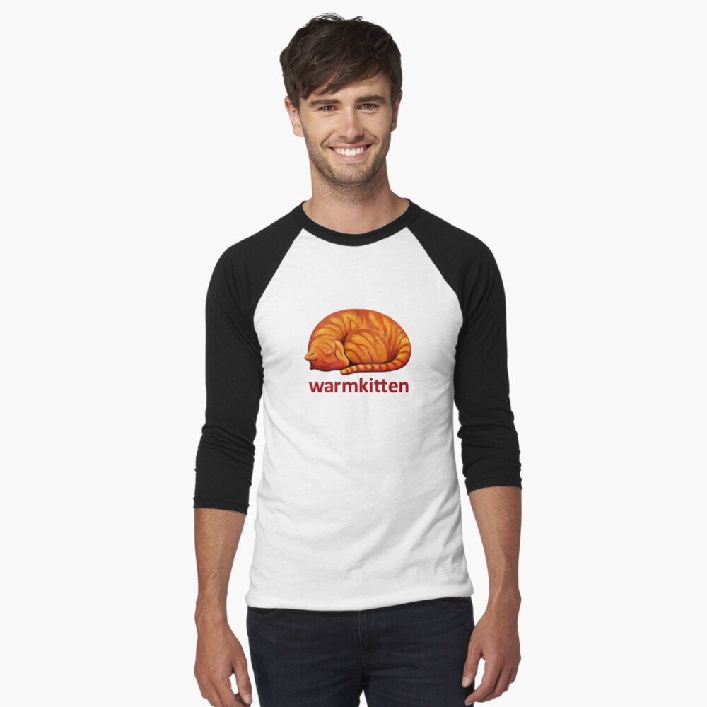 Item preview, Baseball ¾ Sleeve T-Shirt designed and sold by Warm-Kitten.