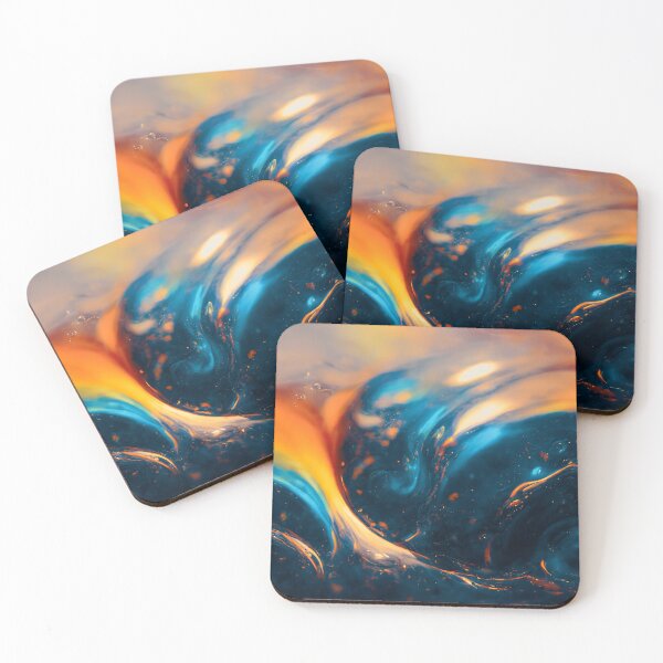 Item preview, Belive it  will come true blue and orange liquid ink designed and sold by BackPacky.