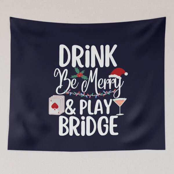 Item preview, Funny Christmas Bridge Game Player designed and sold by SunfullyYours.