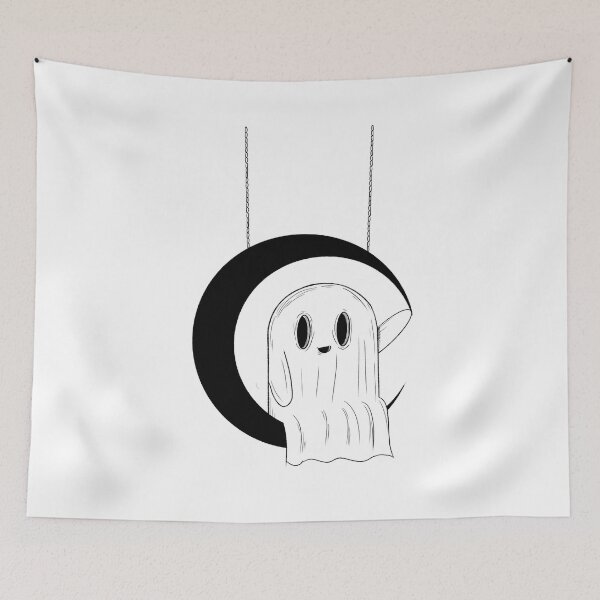Item preview, ghost on the moon designed and sold by Afro-kid.