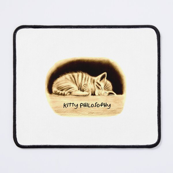 Item preview, Kitty Philosophy Funny Quote designed and sold by julyperson.