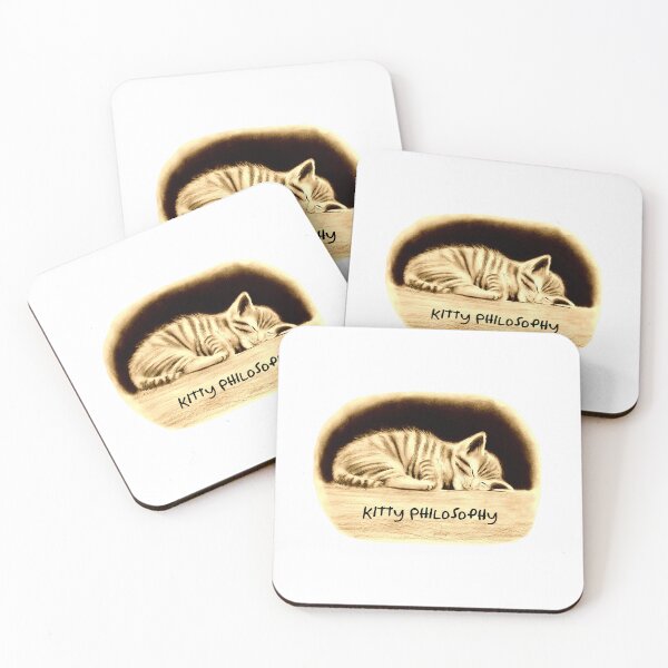 Item preview, Kitty Philosophy Funny Quote designed and sold by julyperson.