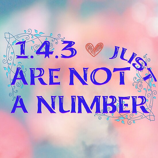 "Not Just A Number" Poster by Byeolbit | Redbubble
