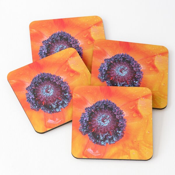 Item preview, Variation of Light Orange Poppy - Centre of the Flower - Early Spring Blooms designed and sold by Ric1926.