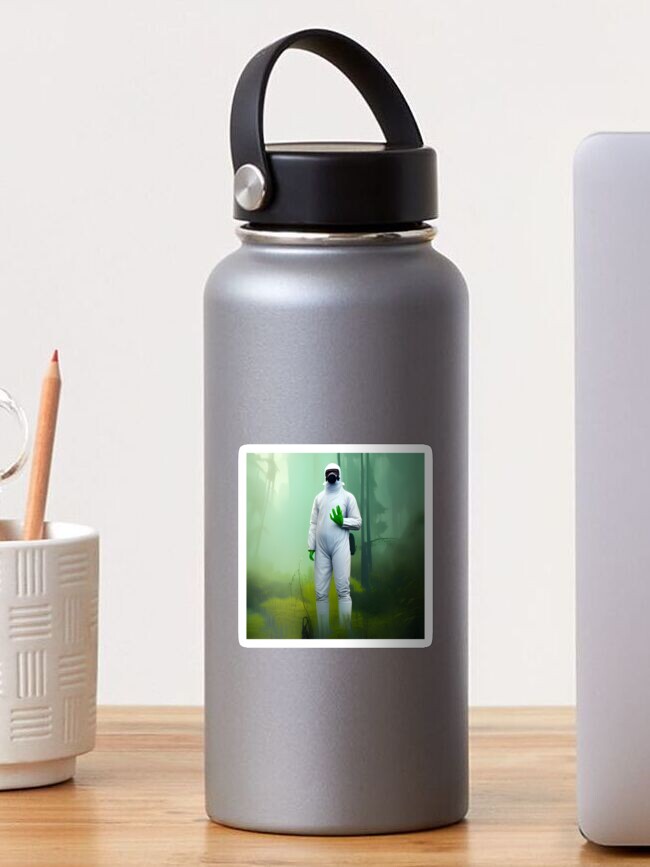 Thumbnail 1 von 3, Sticker, Hazmat Weiß designt und verkauft von XtraArtEmporium.