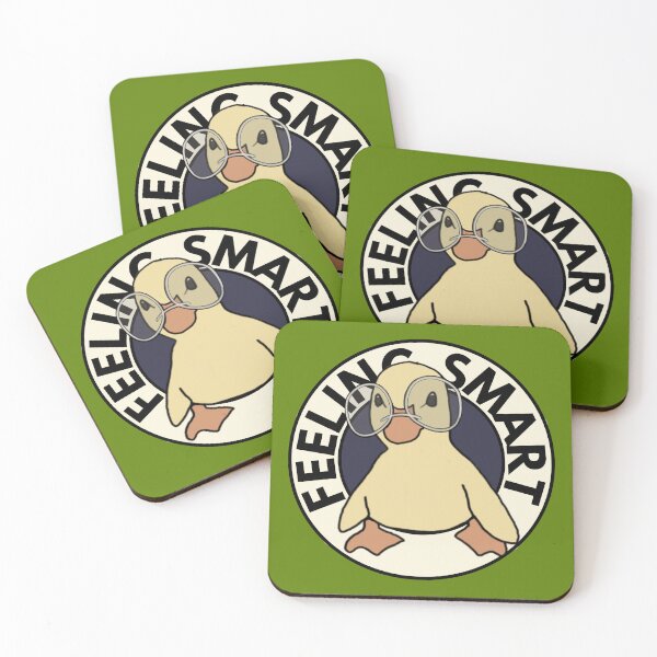 Item preview, Feeling Smart Duck - Kawaii Goose designed and sold by ViewerEqualsPhoton.
