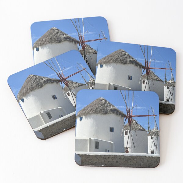 Item preview, Mykonos Windmills   Where Ever the Wind Blows designed and sold by Lynnrmorris.