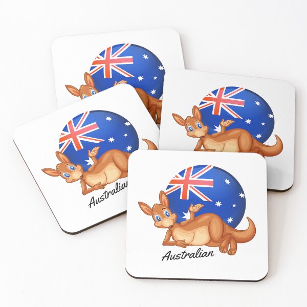 Item preview, Australian flag map  designed and sold by The Love Quill.
