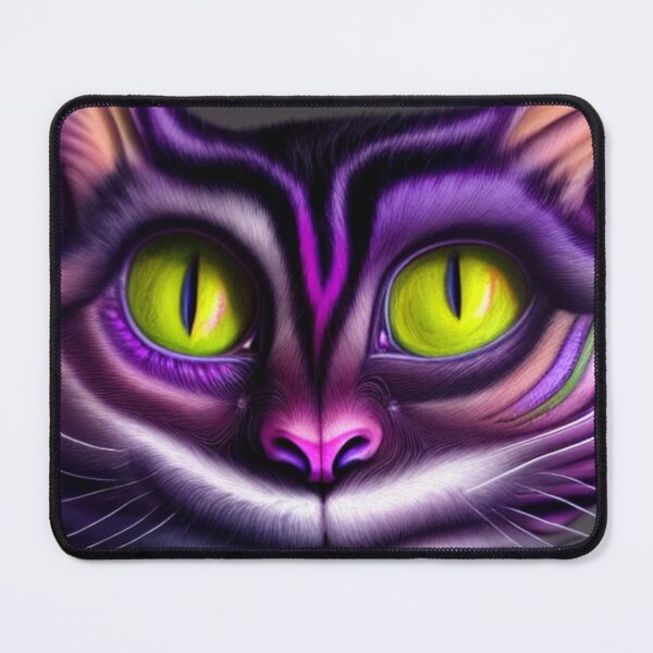 Item preview, An extremely psychedelic portrait of Cheshire Cat, surreal, LSD, face, detailed, intricate, elegant, lithe designed and sold by bestoftrendy.