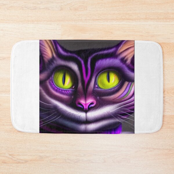 Item preview, An extremely psychedelic portrait of Cheshire Cat, surreal, LSD, face, detailed, intricate, elegant, lithe designed and sold by bestoftrendy.
