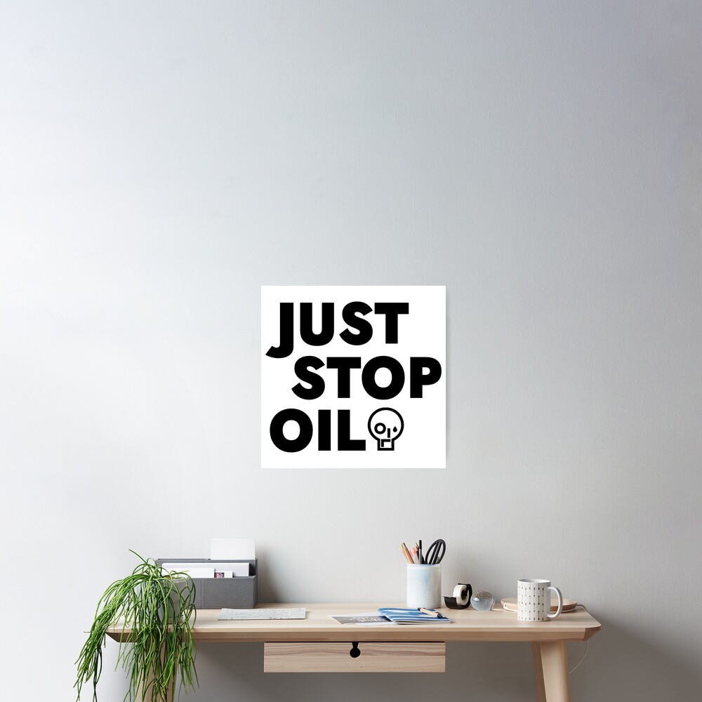 "JSO Just Stop Oil Protest Van Gogh Sunflowers" Poster for Sale by