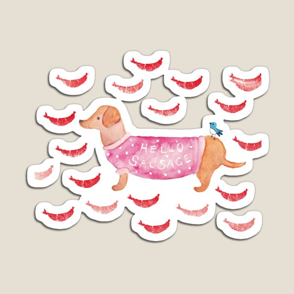 Hello Sausage! Magnet