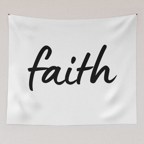 Item preview, Faith Christian Religious Inspirational Cursive Minimalist Gift designed and sold by mariejosee22.