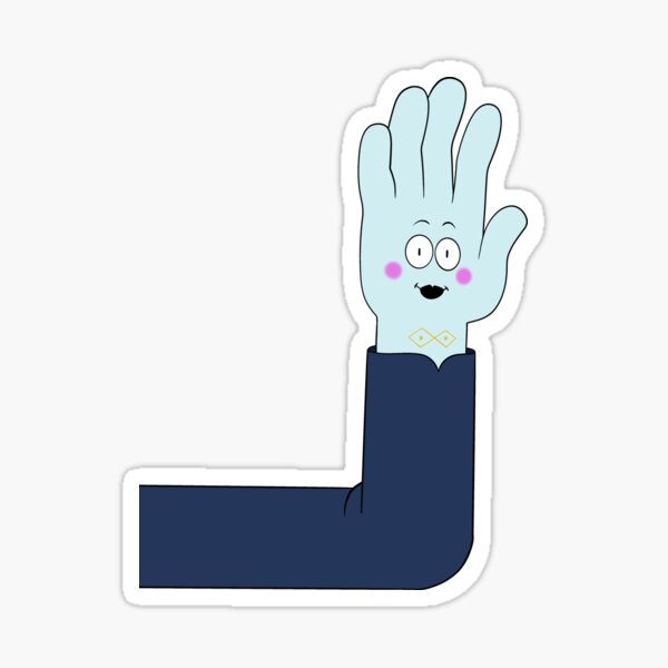 Dead End Paranormal Park Fingers Sticker For Sale By Bfree0017 Redbubble