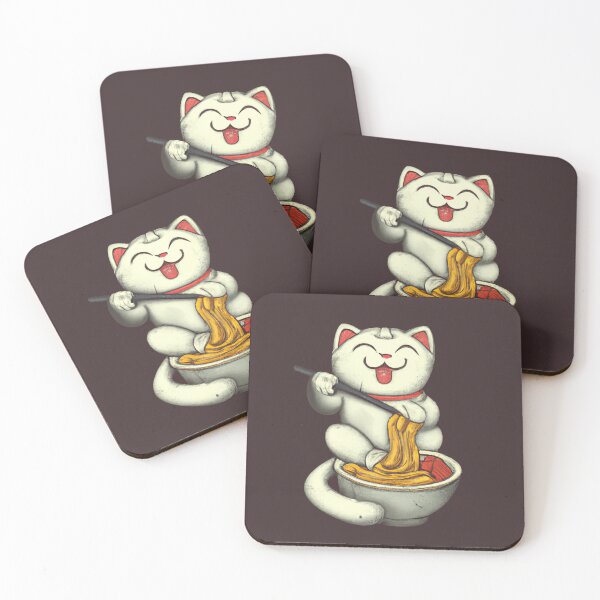 Item preview, Cat Eating Ramen designed and sold by Timegraf.