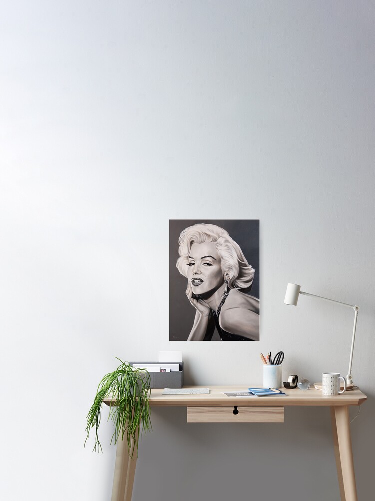 Poster Marilyn Monroe Joyeux Anniversaire Monsieur Le President Par Fionahooperart Redbubble