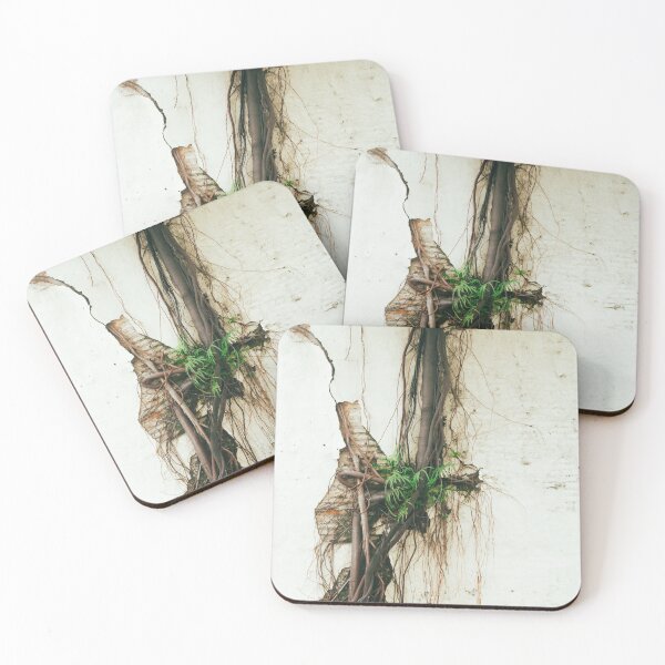 Item preview, Climbing tree on a whitewashed wall designed and sold by Sansaranna.