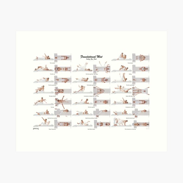 Aperçu de l'œuvre Kathryn Ross-Nash New York Pilates: Tapis de base Poster créée et vendue par KRNNYP.