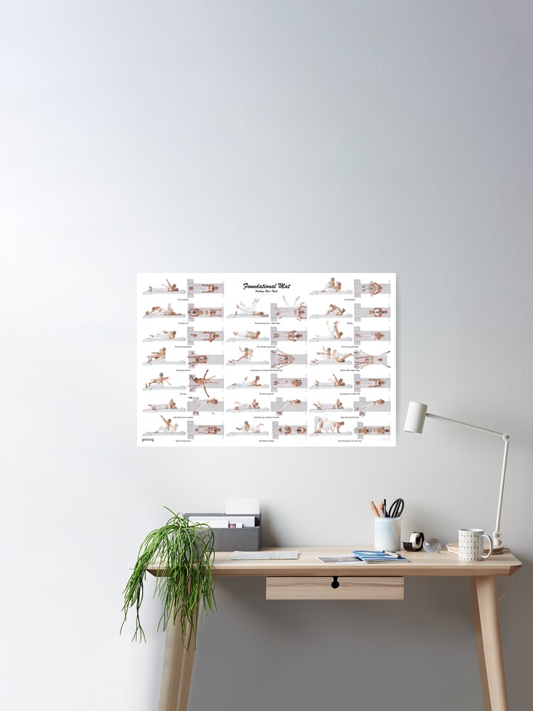 Kathryn Ross-Nash New York Pilates: Foundational Mat Poster | Art Print