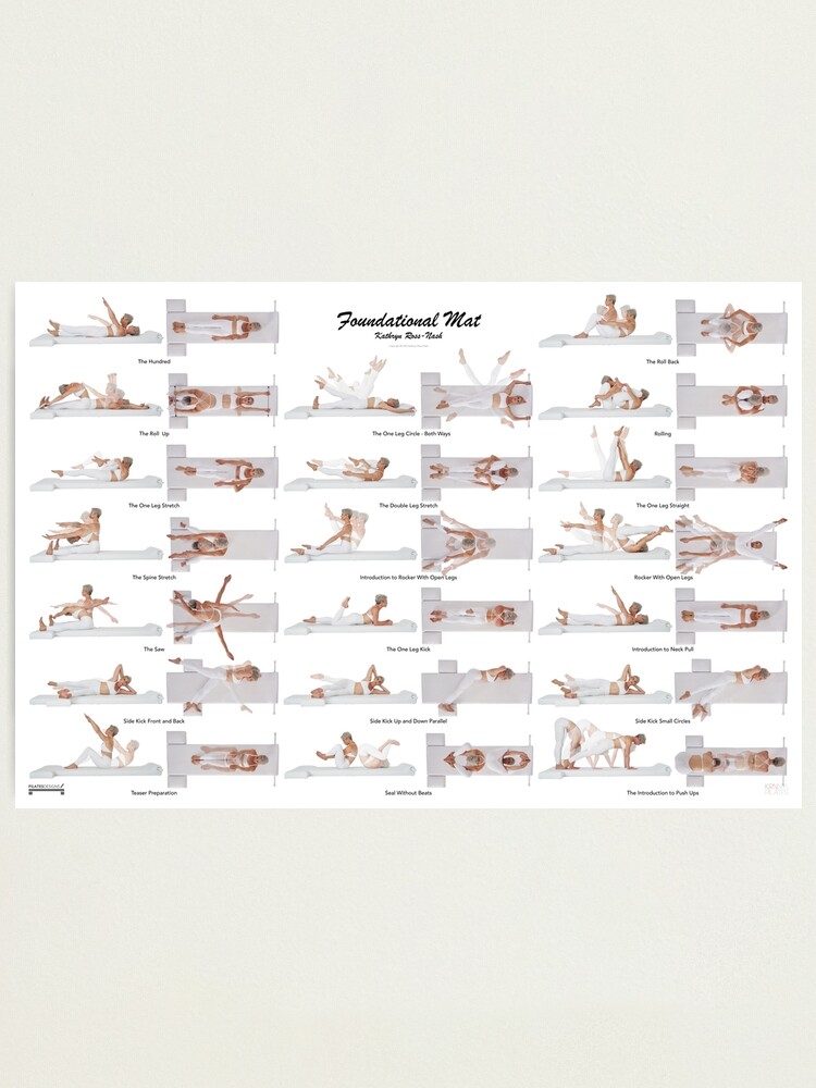 Kathryn Ross-Nash New York Pilates: Foundational Mat Poster | Photographic  Print