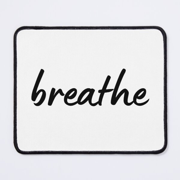 Item preview, Breathe Meditation Inspirational Motivational Yoga Minimalist Simple designed and sold by mariejosee22.