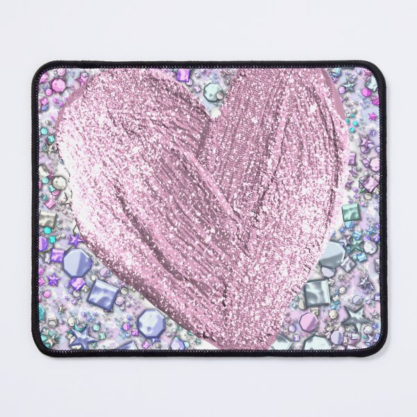 Item preview, Glittering heart in pastel tones designed and sold by SMILE88.