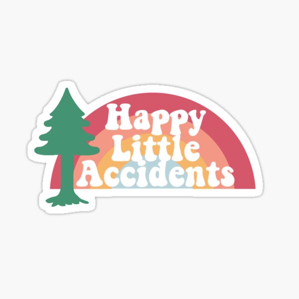 Happy Accidents Artist Eraser Sticker by MollieHendrick