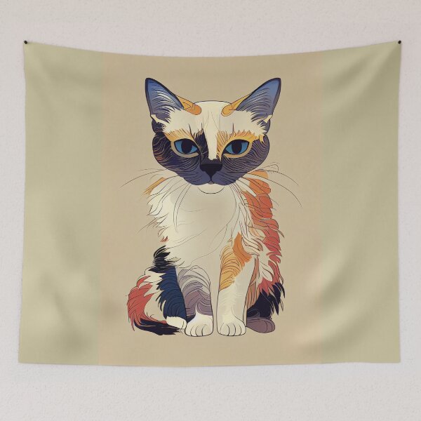 Item preview, Mystical Balinese cat designed and sold by MAV-Arts.